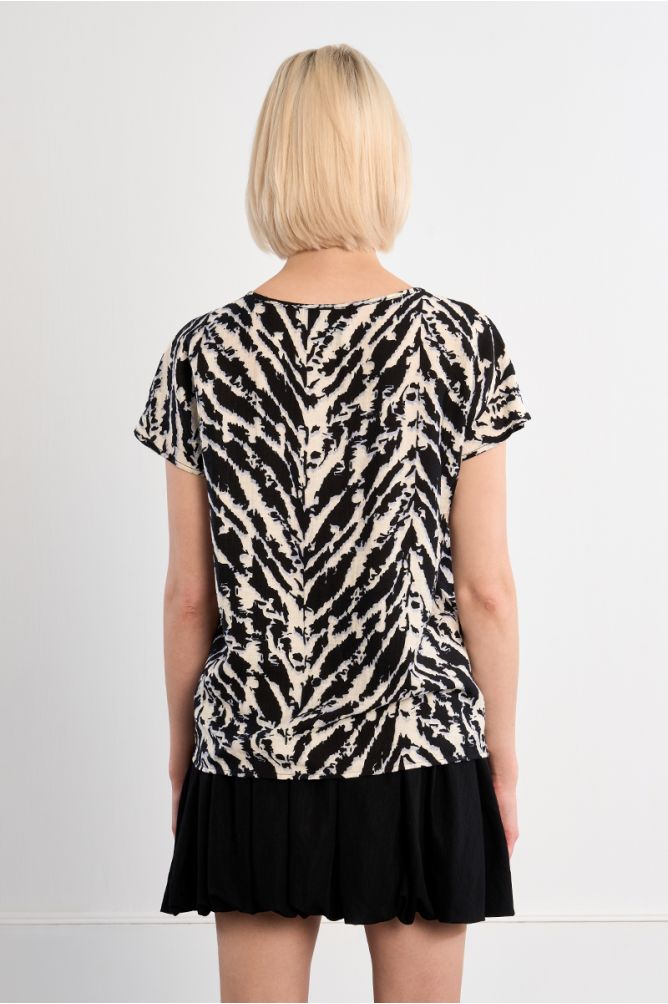 St. Barts print top