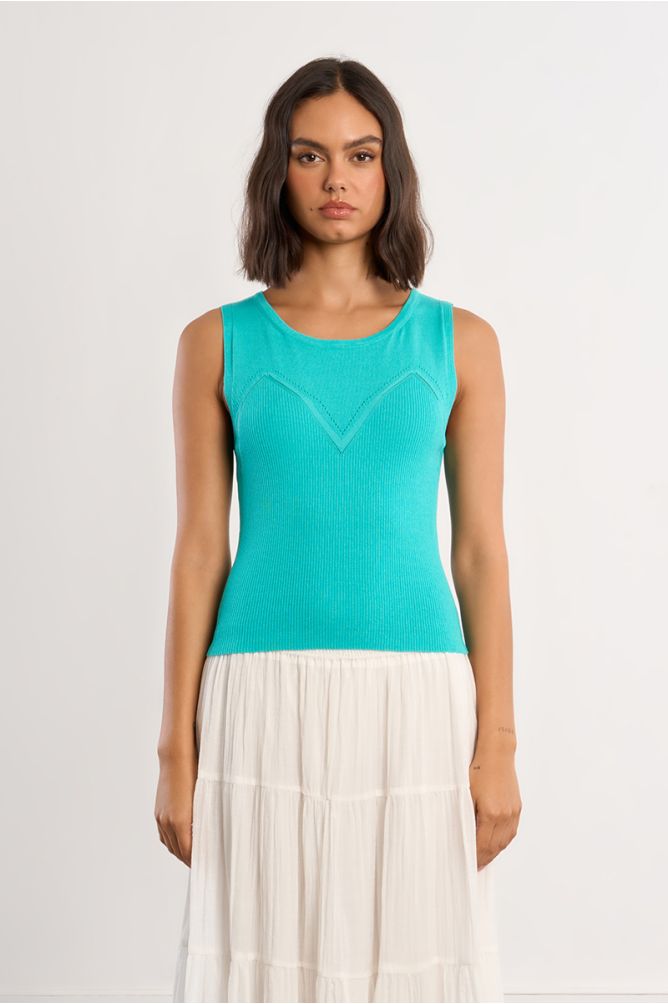 Débardeur en maille