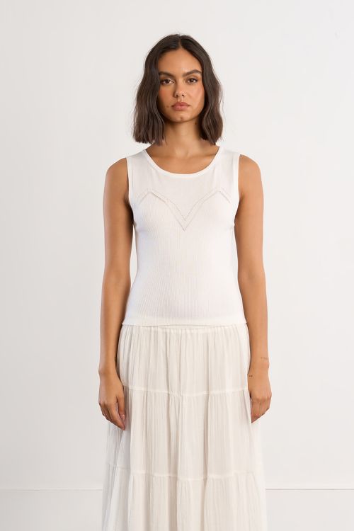 Knitted tank top