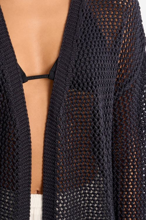 Gilet en maille ajourée