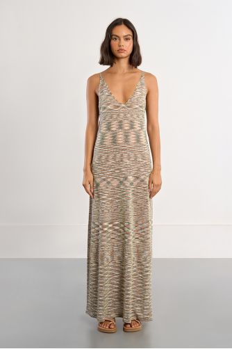 Robe maxi en maille