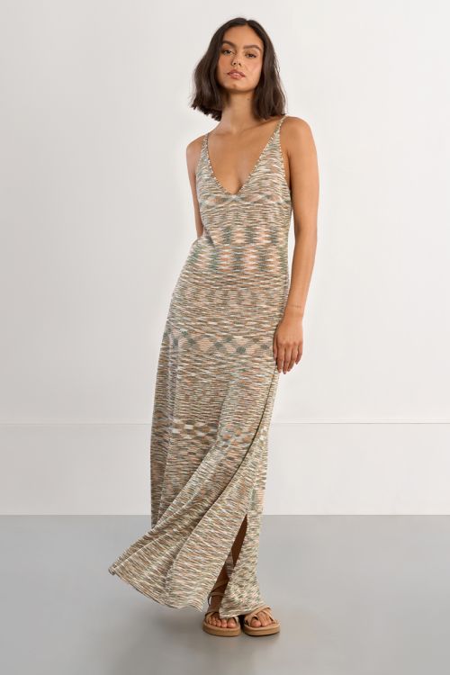 Robe maxi en maille