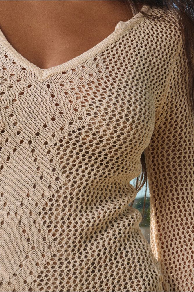 Short crochet beach dress