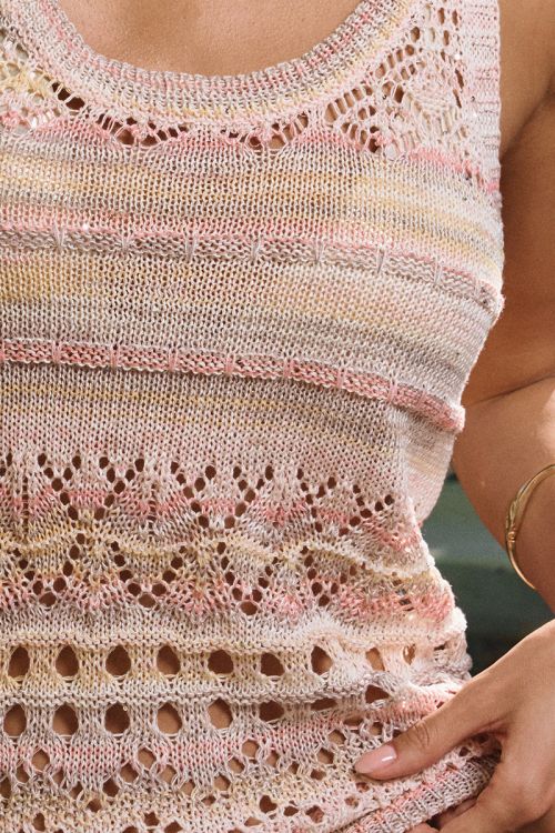 Débardeur de plage ajouré