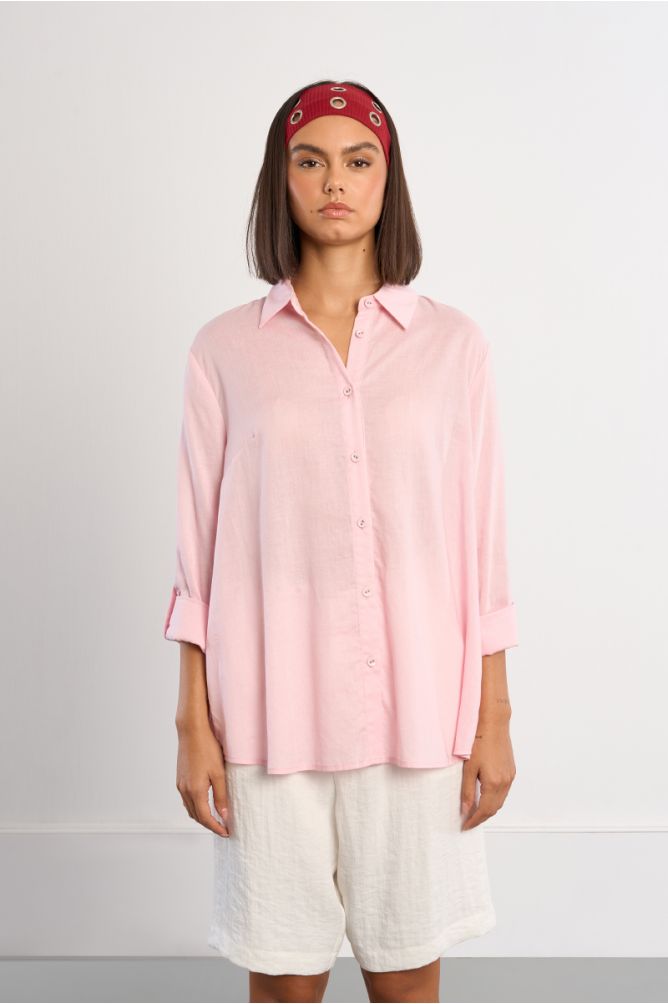 Lightweight straight shirt