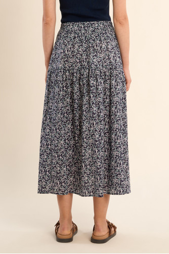 Long skirt, printed