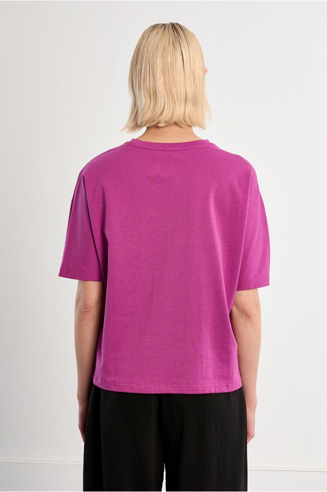 T-shirt oversize palmier