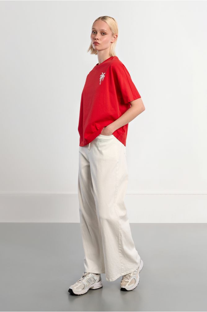 Oversized palm tree T-shirt