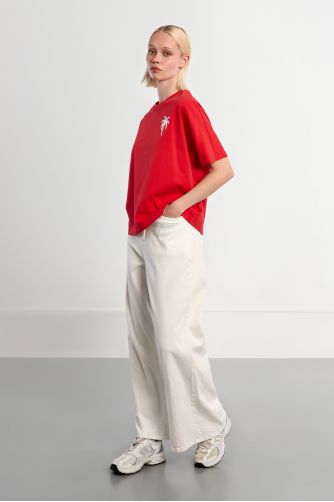 Oversized palm tree T-shirt