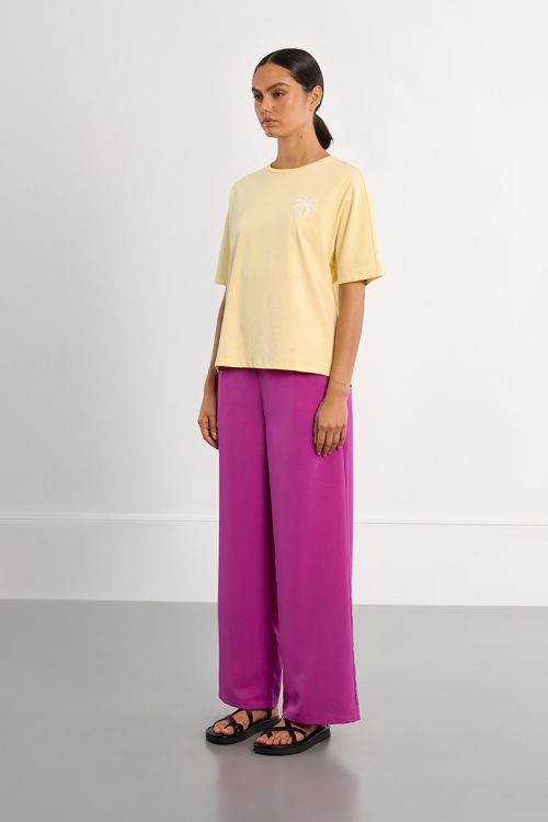 T-shirt oversize palmier