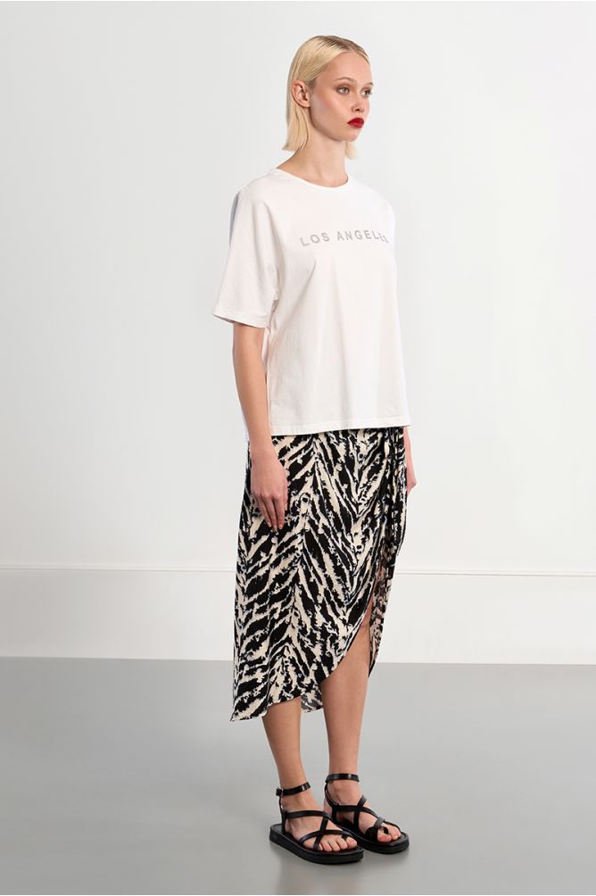 T-shirt oversize en coton "Los Angeles"