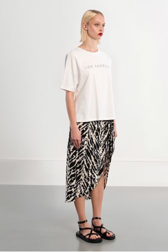 T-shirt oversize en coton "Los Angeles"