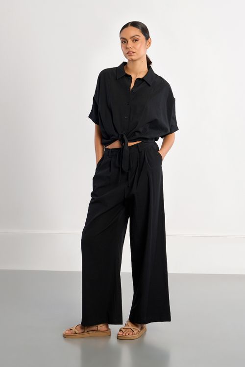 Knotted blouse