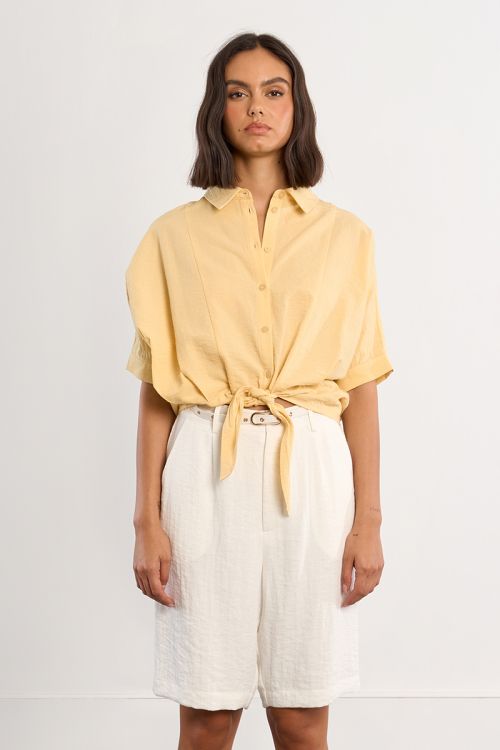 Knotted blouse