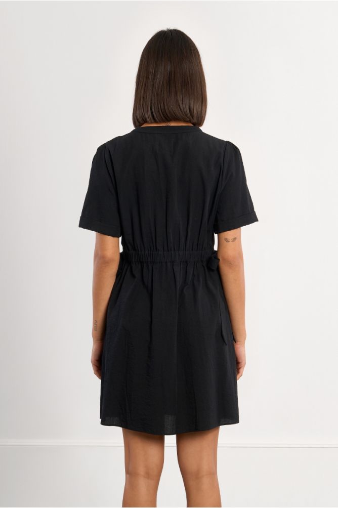 Robe mini à cordons