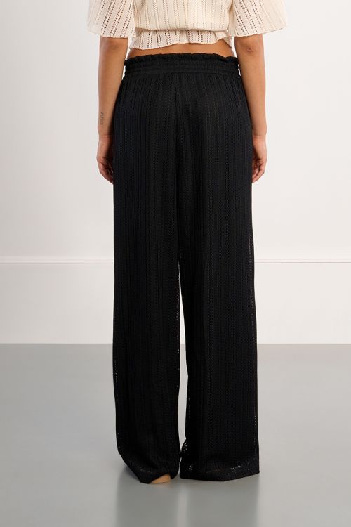 Pantalón de mujer largo, acanalado.