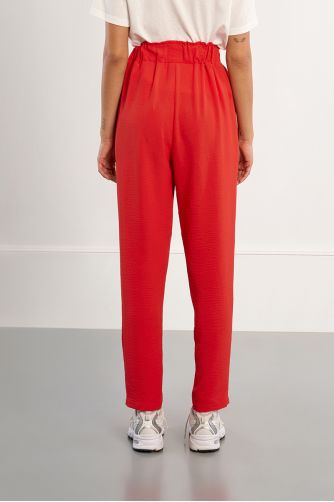 Pantalon taille paperbag