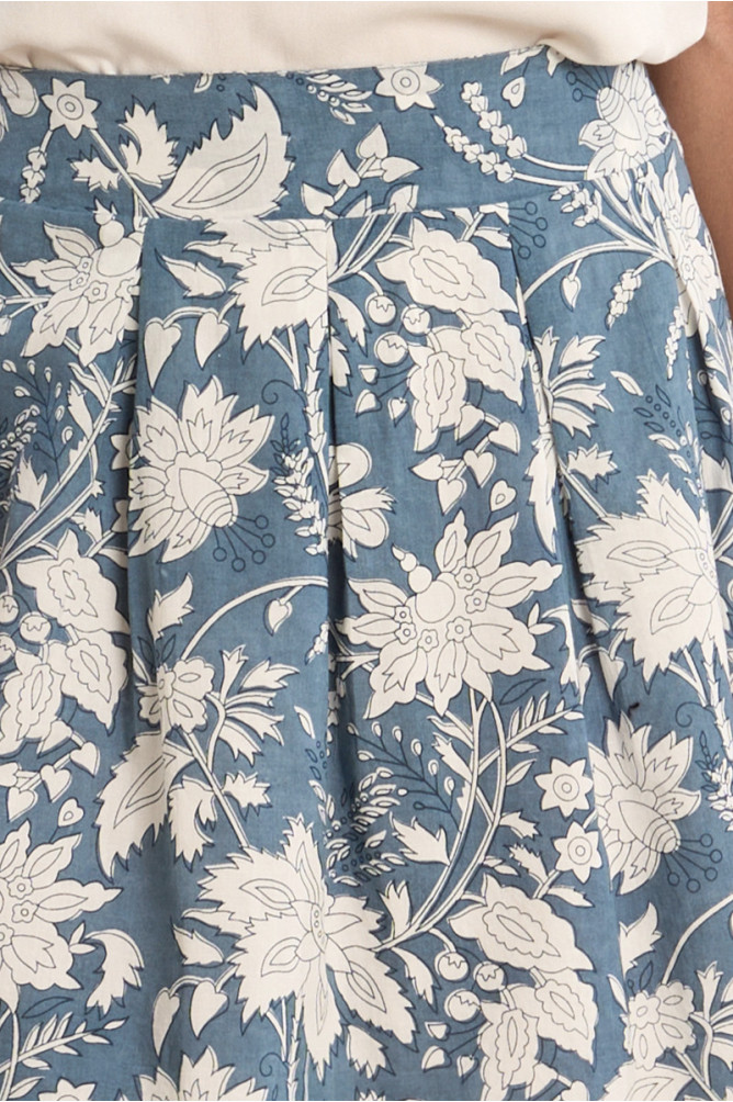 Mini jupe imprimée, en coton