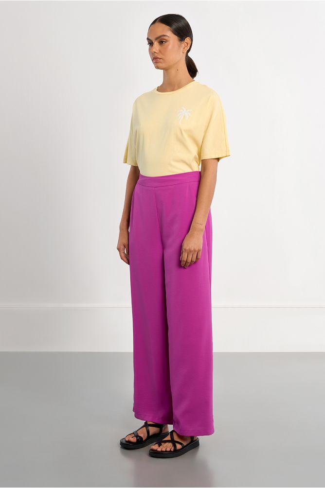 Basic trousers, high waist