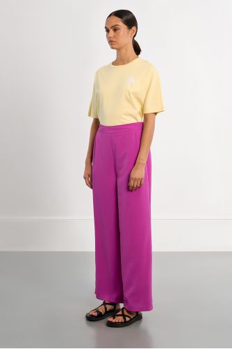 Pantalon basique, taille haute