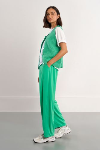 Pantalon basique, taille haute