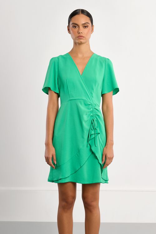 Robe mini asymétrique