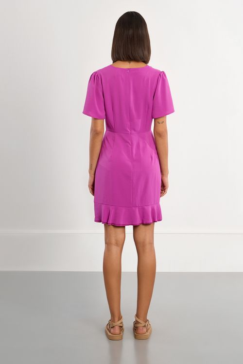 Asymmetrical mini dress
