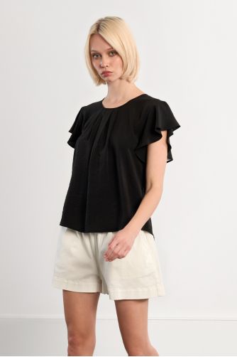 Ruffle sleeve top