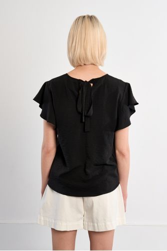 Ruffle sleeve top