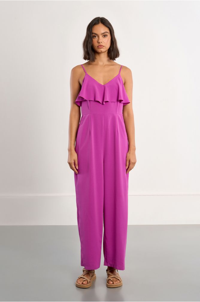 Combi-pantalon à volants