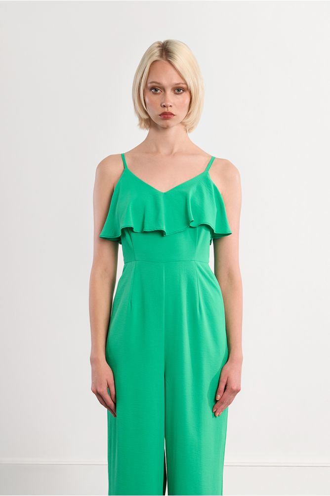 Ruffled jumpsuit