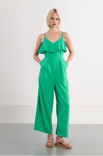 Combi-pantalon à volants