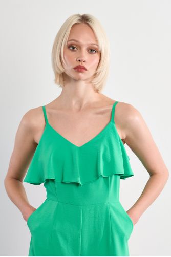 Combi-pantalon à volants