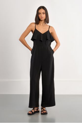 Combi-pantalon à volants