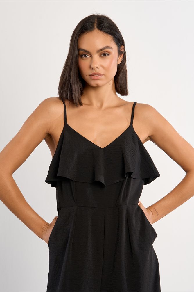 Combi-pantalon à volants