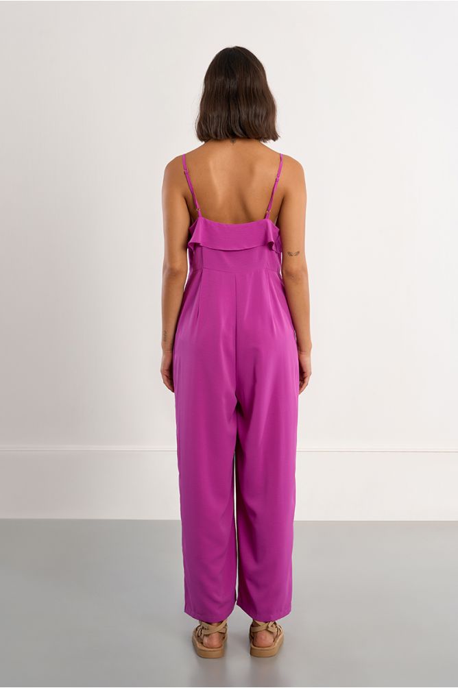 Combi-pantalon à volants