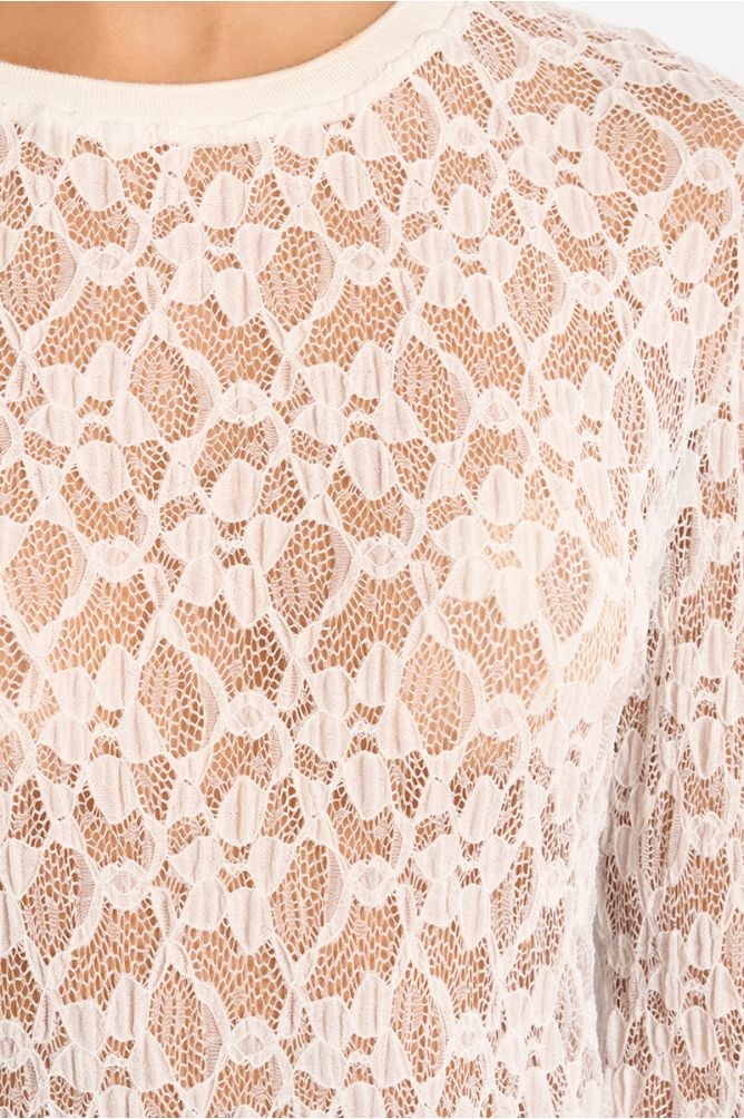 Sous-pull en dentelle