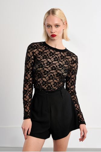 Sous-pull en dentelle