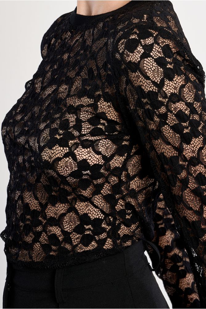 Sous-pull en dentelle