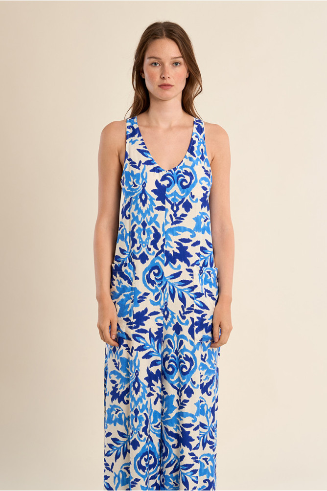 Combinaison longue, imprimée