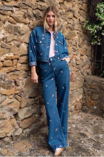 Jean large fantaisie