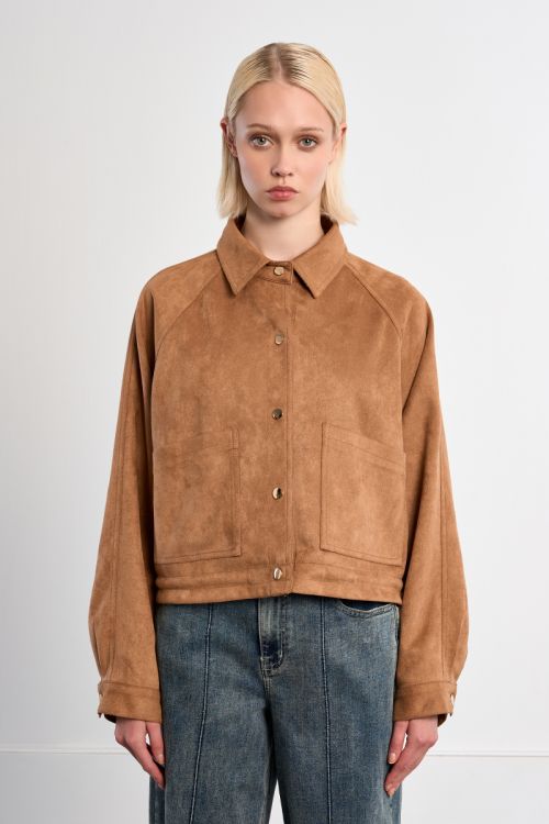 Veste en suédine