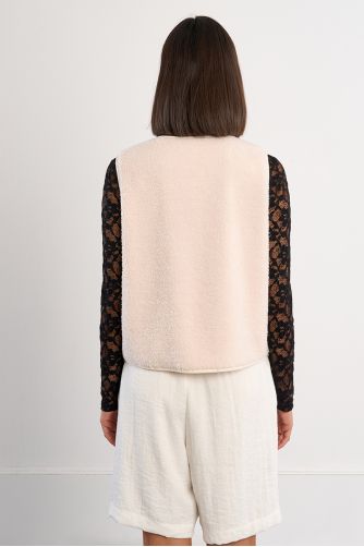 Veste courte sans manches