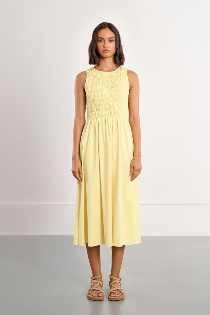 Cotton smocked dress