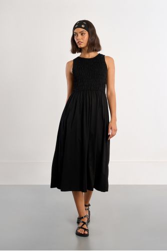 Cotton smocked dress