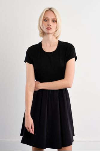 Robe mini en nylon, à cordon