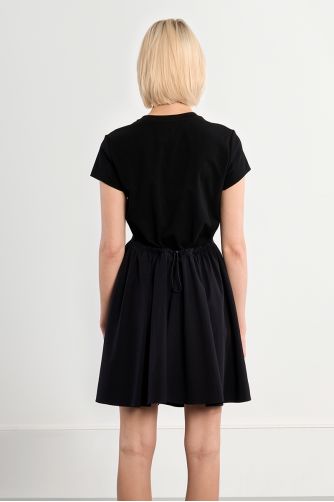 Robe mini en nylon, à cordon