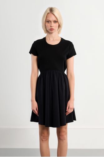 Robe mini en nylon, à cordon