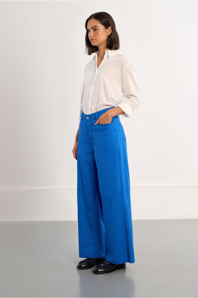 Pantalón de mujer largo, acampanado.