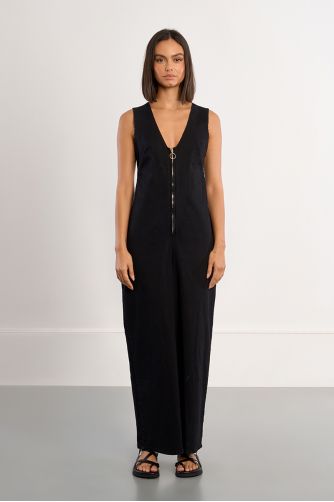 Combi-pantalon évasée